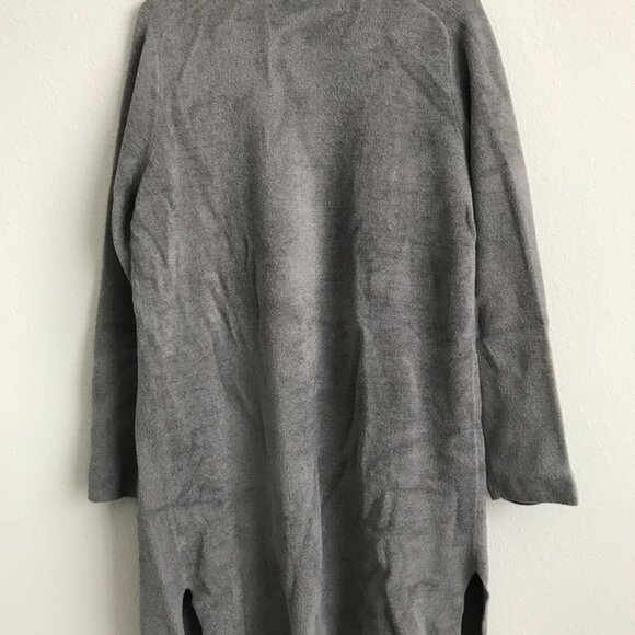 Barefoot Dreams Cozychic Ultra Lite Wide Collar Jacket - Grey (Sz L) a596948 - Picture 4 of 4